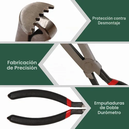 Vista 3 de Alicates de desconexión eléctrica, alicates para conectores eléctricos para autos con curva de 60 grados, herramientas para línea de combustible