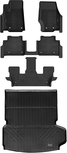 Vista 11 de Alfombrillas para Todo Clima Alfombrilla de Carga Compatibles con Jeep Grand Cherokee (WL Incluye 4xe, No WK2 o WL75) 2022-2025 Solo 5 Asientos