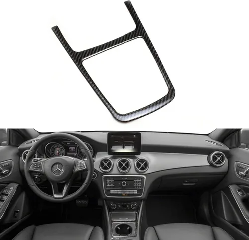 Vista 11 de x xotic tech Interruptor de control de aire acondicionado, marco de fibra de carbono real, compatible con Mercedes Benz A180 CLA180 CLA200 CLA250
