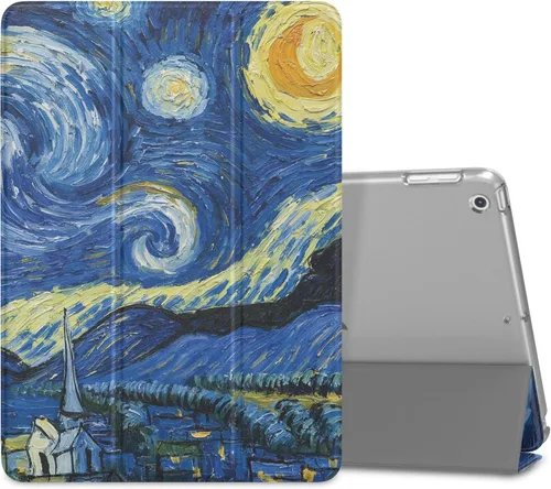 Vista 44 de MoKo Funda para iPad 9.7 2018/2017 de 5ª / 6ª Generación - Funda delgada y ligera con soporte para Smartphone con parte trasera translúcida