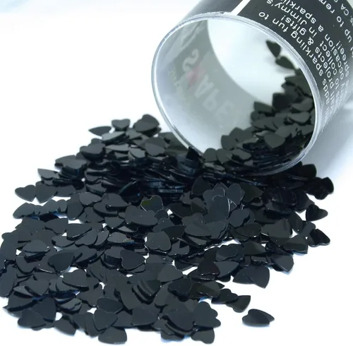 Vista 4 de Confetti Heart 1/4" Baby Mix - Paquete al por menor #8637 QS0