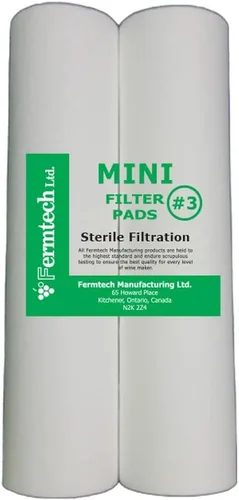 Vista 5 de Fermtech Mini 2 almohadillas de filtración de vino (#1)