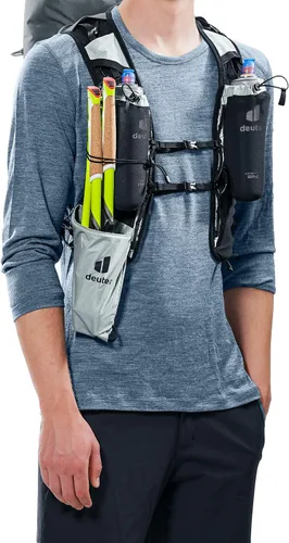 Vista 6 de Deuter Vertrail Mochila Alpine 16L I Impermeable, Ligero Senderismo y Montañismo Pack - Grafito-Estaño