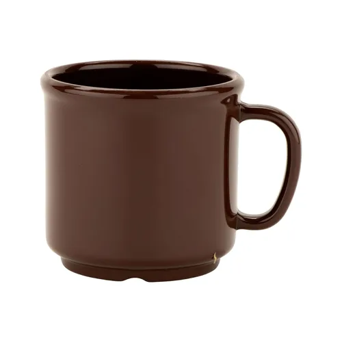Vista 3 de G.E.T. S-12-BR - Taza de café irrompible, 12 onzas, color marrón (juego de 12)