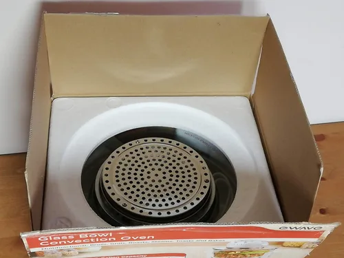 Vista 3 de EWave Turbo Glass Bowl Horno de convección blanco EWGCO1W