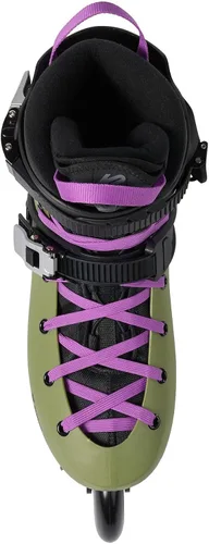 Vista 6 de K2 Surge 100 - Patines en línea de 3 ruedas para hombres, mujeres y adultos, unisex, para fitness urbano y urbano