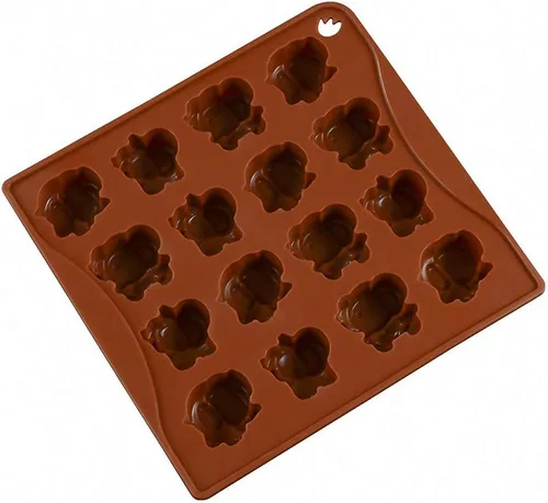 Vista 3 de Paquete de 2 moldes de caramelo de chocolate de elefante, moldes de silicona para bombas de grasa cetogénicas, mini crayón de jabón, molde de resina