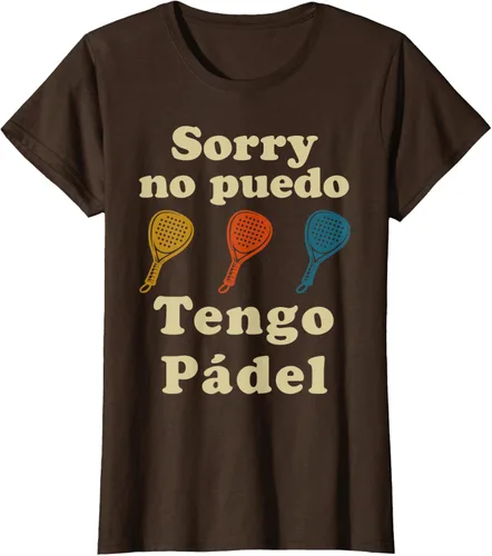 Vista 23 de Funny I Have Padel Player Sport en Español Camiseta Hombre