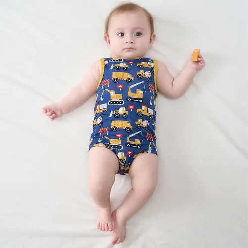 Vista 112 de pureborn Mameluco de algodón súper suave para bebés niños y niñas de 0 a 24 meses