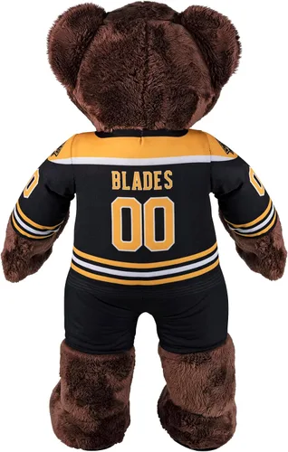 Vista 4 de Bleacher Creatures Boston Bruins Blades - Figura de felpa jumbo de 20 pulgadas, una mascota para jugar o exhibir