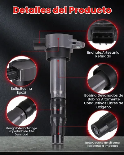 Vista 2 de cciyu Bobina de encendido para Mitsubishi para Galant 2.4L L4