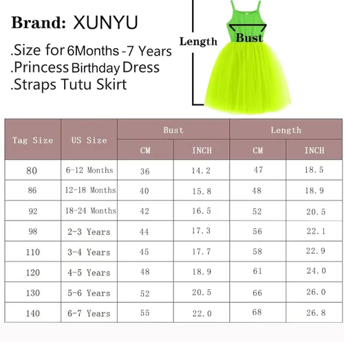 Vista 4 de Vestido de tutú para bebés sin mangas, vestido de verano para bebés pequeños Tulle Bubble 5 capas