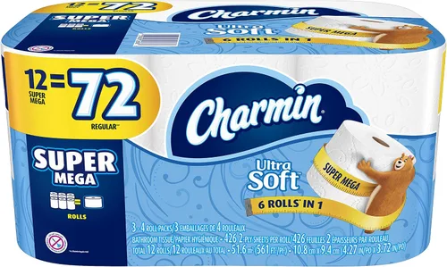 Vista 26 de Charmin Papel de baño ultra suave 16 rollos dobles = 32