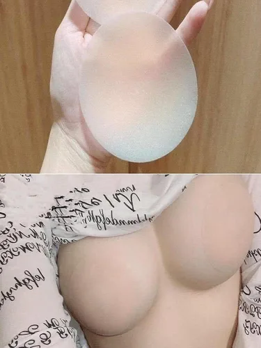 Vista 2 de LELEBEAR Cubierta de pezón para tartas, sin costuras, no adhesiva, para mujeres, reutilizable