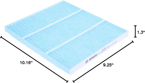 Vista 6 de BOSCH 6057C Filtro de aire HEPA para cabina - Compatible con Select Chevrolet Captiva, Equinox; GMC Terrain; Hyundai Azera, Santa Fe Sport/XL