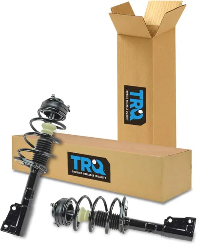 Vista 53 de TRQ - Conjunto de puntal delantero y resorte helicoidal (lados del conductor y del pasajero), para auto