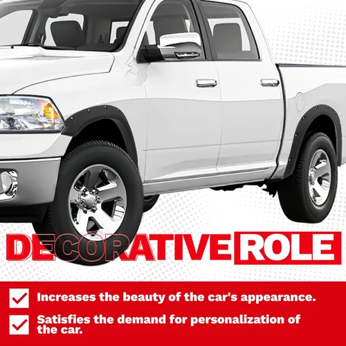 Vista 8 de ECOTRIC Guardabarros compatibles con Dodge Ram 1500/2011-2018 Ram 1500/2019-2023 Ram 1500 Classic Fleetside 2009-2010/2011-2018 Ram 1500 Classic