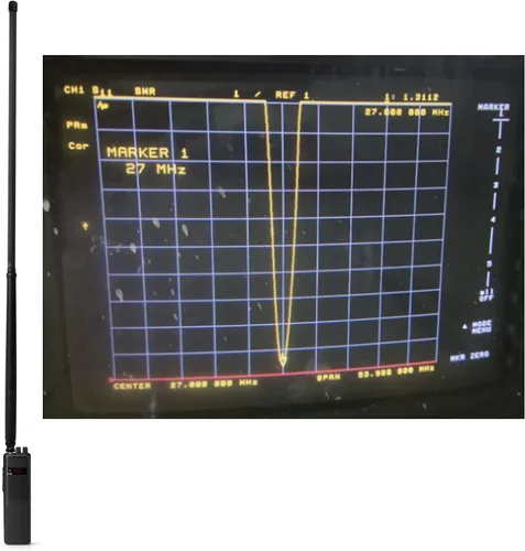 Vista 3 de HYS Antena BNC de radio CB de mano de 27 Mhz para Cobra HH50WXST HHRT50 Midland 75-822 75-785 Uniden PRO401HH PRO501HH Radio portátil de mano CB-Way