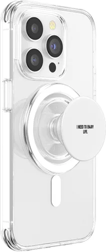 Vista 3 de I need to enjoy life. PopSockets MagSafe PopGrip for iPhone