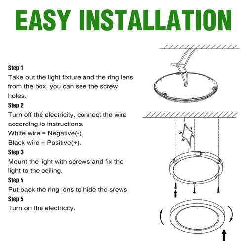 Vista 7 de Luz LED de 3 pulgadas para RV, luz de cúpula de 12V para montaje en superficie con interruptor regulador, luz interior de 12V para autocaravana