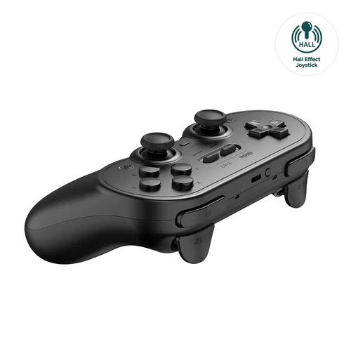 Vista 3 de 8BitDo Pro 2 Bluetooth Controller for Switch/Switch 2, Hall Effect Joysticks, 2 Pro Back Paddle Buttons, Wireless Gaming Controller for Switch, PC