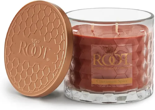 Vista 22 de Root Candles Velas Aromáticas de Otoño Panal de Miel Vela Artesanal Premium Mezcla de Cera de Abeja, Veriglass Pequeño, Especias de Calabaza