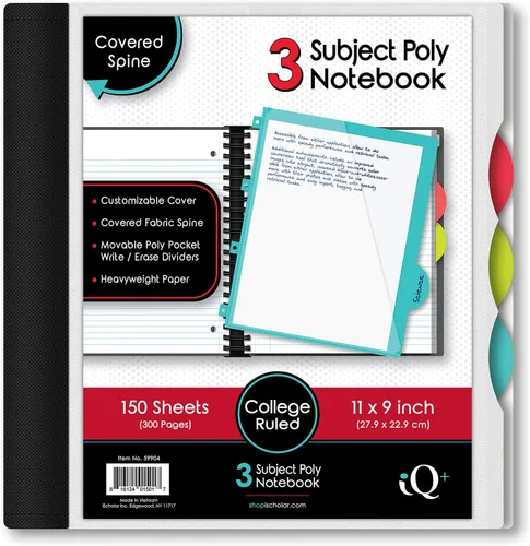 Vista 39 de Cuaderno de notas IQ Subject con espiral