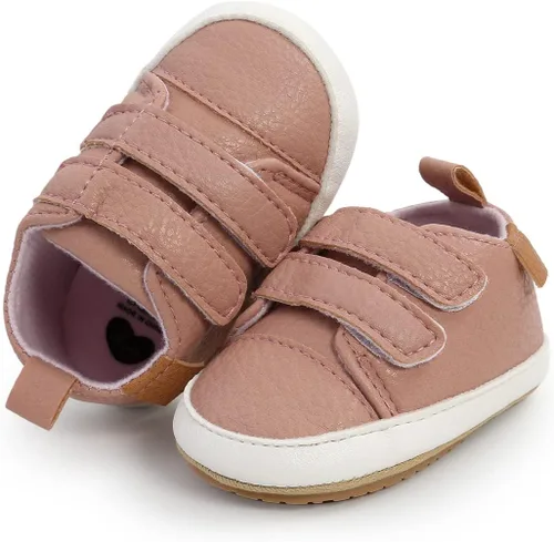 Vista 7 de Zapatos para bebés niños y niñas, suela suave, mocasines Oxford, zapatos de cuna para recién nacidos, zapatos antideslizantes para uniforme de boda