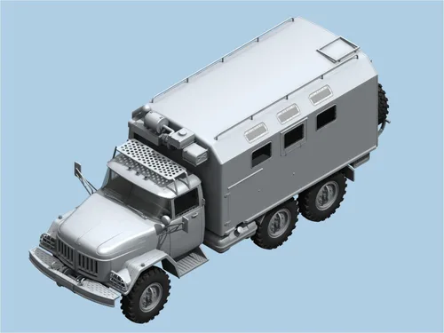 Vista 19 de ICM Modelos ZiL-131 KShM Vehículo del Ejército Soviético