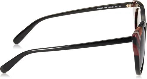 Vista 3 de Gafas de sol Salvatore Ferragamo SF 883 SA 001 patrón negrogris oscuro Negro Gris 53mm
