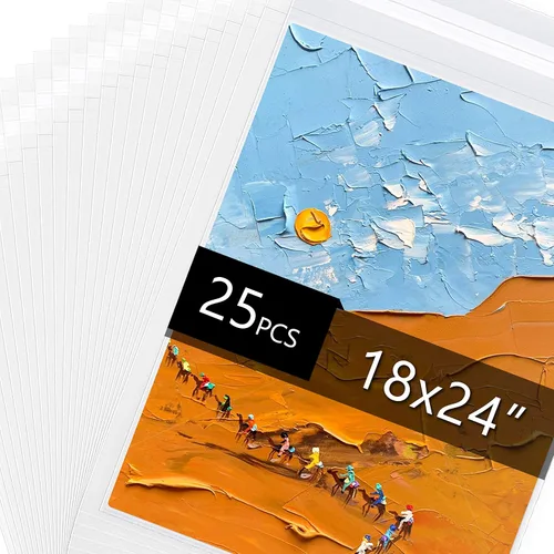 Vista 17 de Falling in Art Bolsas de plástico transparentes con sello de cristal sin ácido de 1.496 mil (un solo lado) para impresiones de arte de 5x7, fotos, 5