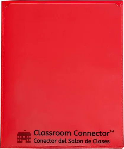 Vista 8 de C-Line Classroom Connector - Carpetas de la escuela al hogar, color azul, 10 por caja (32505)