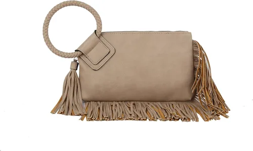 Vista 38 de Monedero de mano para mujer, cartera de noche con correa de mano, informal, formal, de cuero vegano, Metro Muse