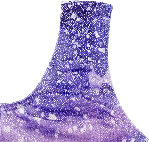 Vista 71 de HOZIY - Leotardos de manga larga para niñas, de gimnasia, para niños pequeños, trajes florales de unicornio, galaxia, arco iris, patrón de rayas