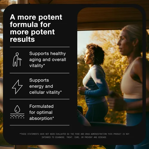 Vista 5 de Toniiq Suplemento NMNH – Complejo de 1,000 mg de potencia ultra alta con Uthpeak™ NMNH clínicamente estudiado, resveratrol, quercetina y TMG