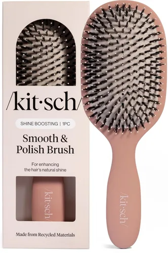 Vista 9 de Kitsch Cepillos para el cabello suaves y pulidos para mujeres y hombres, violeta suave