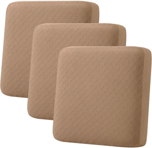 Vista 65 de hyha Fundas de cojín para sofá al aire libre, fundas lavables para sofá seccional, jaspe de diamante, funda elástica para cojín de asiento de sofá