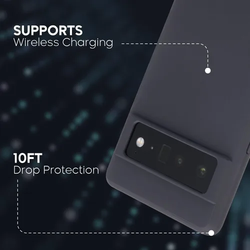 Vista 6 de Case-Mate - Paquete de protección - Funda para teléfono y protector de pantalla para Google Pixel 6a - Negro
