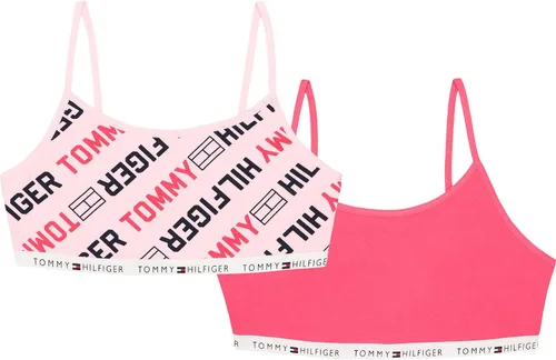 Vista 5 de Tommy Hilfiger Paquete de 2 brasieres sólidos para niñas (niños pequeños/niños grandes)