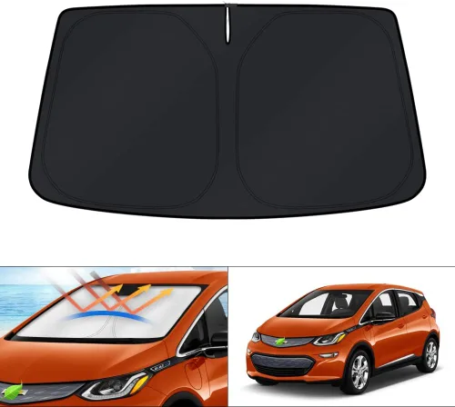 Vista 117 de KUST Parasol para parabrisas para BMW X1 F48 2016, 2017, 2018, 2019, 2020, 2021, 2022, accesorios de ajuste personalizado, parasol plegable