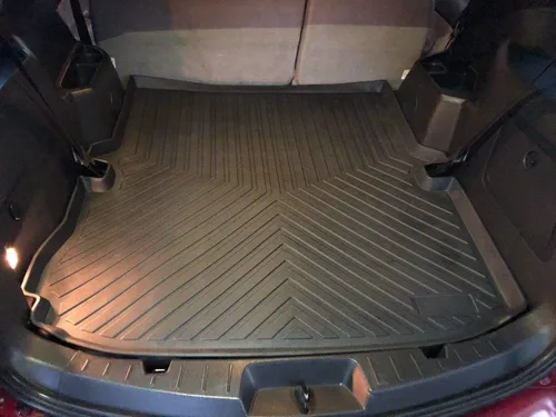 Vista 4 de Forro de Carga - Tapete de Maletero para Ford Explorer 2011-2019 – Tapetes resistentes a la intemperie para maletero de automóviles con borde