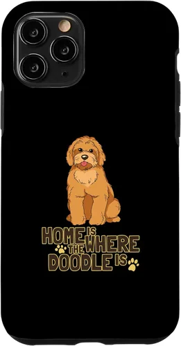 Vista 26 de Funda dorada para iPhone 11 Goldendoodle Dood Funny Doodle Dog