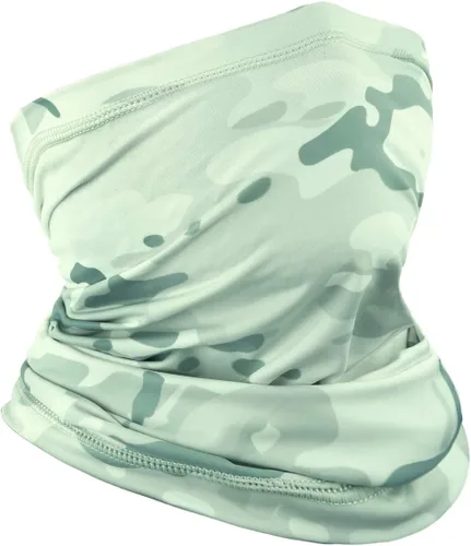 Vista 14 de Achiou Cooling Neck Gaiter Face Cover Scarf, UV Protection Mask for Men and Women,Soft Windproof, Hiking Cycling Running