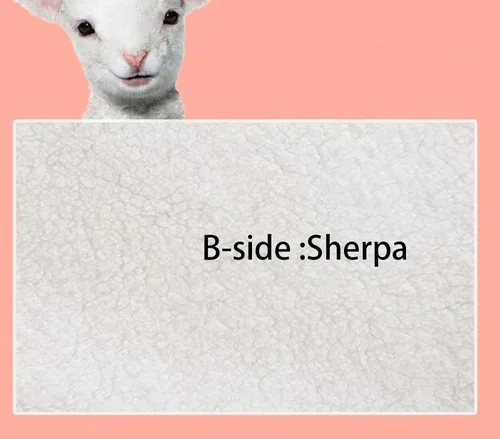 Vista 4 de Manta de Navidad Sherpa para adultos, manta de franela de forro polar, 50 x 60 pulgadas, mullida, suave, beige, para sofá, cama, para mujeres