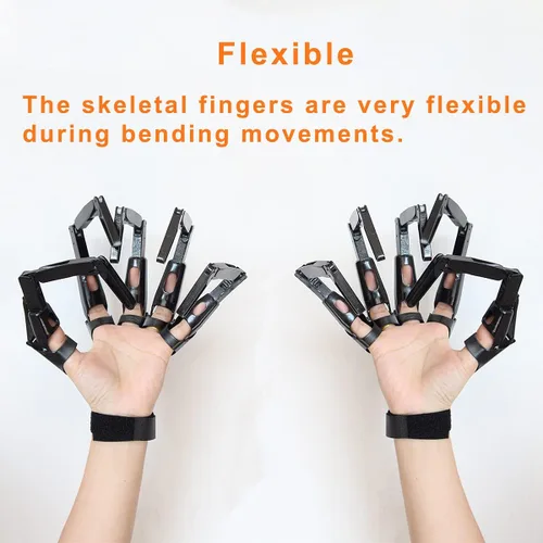 Vista 2 de Guantes de Halloween: dedos de calavera articulados garras del diablo para cosplay, manos fantasmas, ajuste para todos los dedos, flexibles