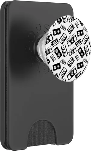 Vista 8 de PopSockets - Cinta de casete, diseño de los años 80, agarre y soporte para teléfonos y tabletas