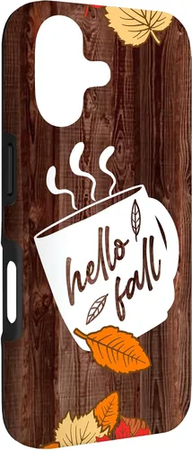 Vista 3 de Hello Fall Mug Maple Leaves Autumn Season Thanksgiving Gift Case for iPhone 17