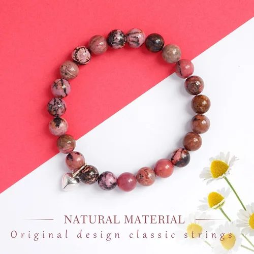 Vista 7 de Regalos para mujeres, pulsera curativa de piedra natural, regalos inspiradores para mujeres, adolescentes y niñas