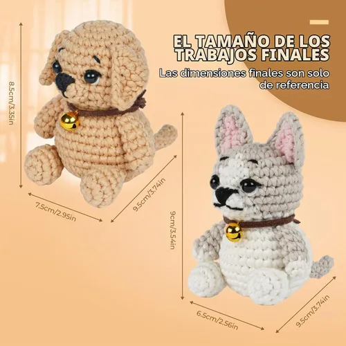 Vista 5 de MOREJMTT Kit de ganchillo para principiantes, aprende a tejer, incluye hilo suave fácil de tejer, tutorial en video paso a paso, gancho, regalo