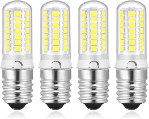 Vista 7 de Bombilla LED regulable E17 para microondas, 110-130 V, repuesto de 4 W, equivalente a halógeno de 40 vatios, blanco cálido suave de 3000 K, apto E17